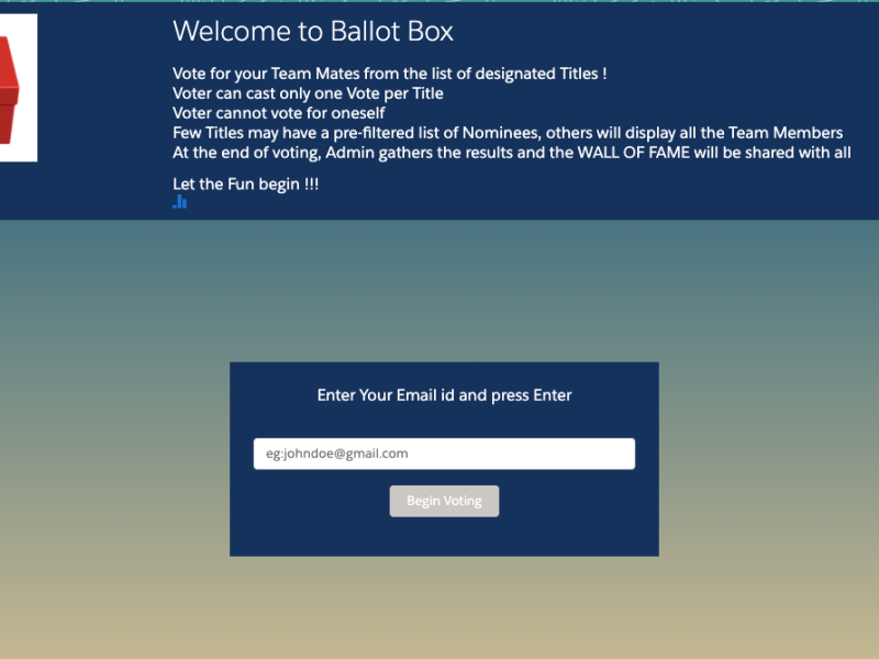 Ballot Box – An LWC Voting App